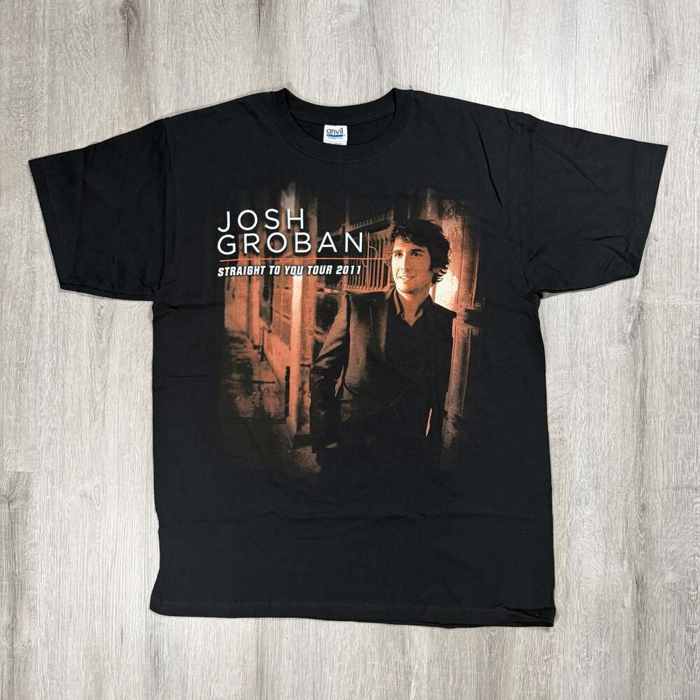 Josh Groban Straight To You Tour 2011 Concert Graphic T-Shirt